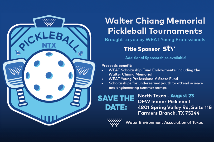 Geotex Court Sponsor at WEAT Inaugural Pickleball Tournament